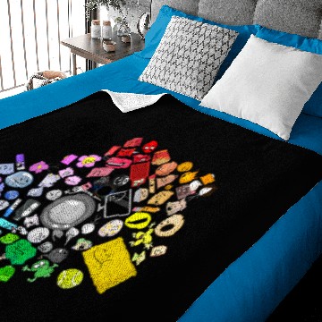 Discover Battle For Dream Island Cast Mural Classic Baby Blankets