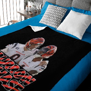 Discover Joe Burrow Ja'Marr Chase Baby Blankets | Bengals | Limited Quantities!