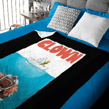 Discover Clown Jaws Teeth Boat  Baby Blankets