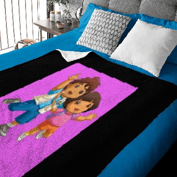 Discover Dora the explorer Diego Baby Blankets