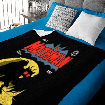 Discover Mothman Logo - Mothman - Baseball Tees Baby Blankets