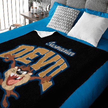 Discover TAZ™ Tasmanian Devil Patch Baby Blankets