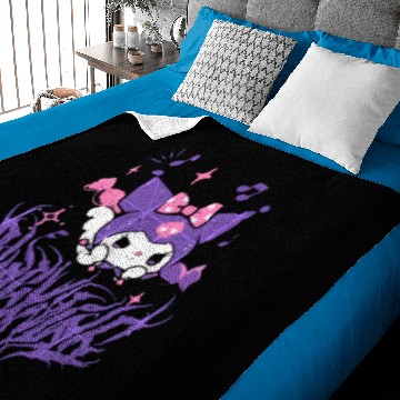 Discover Kuromi Gothic Letters Unisex Baby Blankets