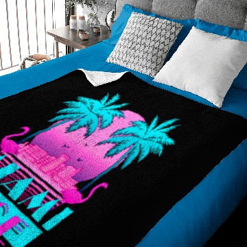 Discover Miami Vice - Retro 80s Design Baby Blankets
