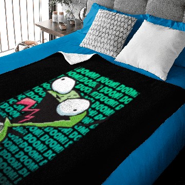 Discover Nick 90s Invader Zim Gir Impending Dooom Song Baby Blankets
