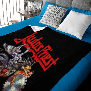 Discover Judas Priest Painkiller Badass Motorcycle Classic Heavy Metal Band Baby Blankets
