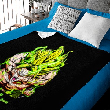Discover Broly Graphic Baby Blankets-Baby Blankets