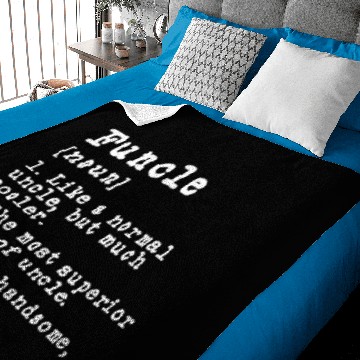 Discover Funcle Uncle Definition Baby Blankets