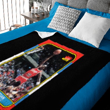 Discover Michael Jordan Fleer '86 Card - Paraholix - Baby Blankets