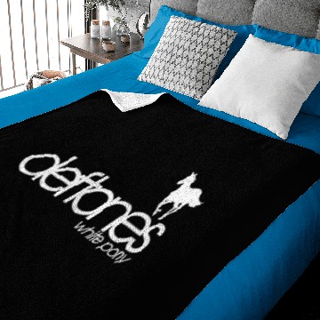 Discover Deftone White Pony Baby Blankets