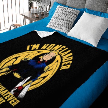 Discover Homelander funny Baby Blankets