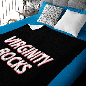 Discover Virginity Rocks Heather - Virginity Rocks - Zip Baby Blankets