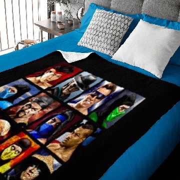 Discover Mortal Kombat 2 - Character Select - Clean Baby Blankets
