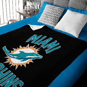 Discover Miami Dolphins Football Baby Blankets