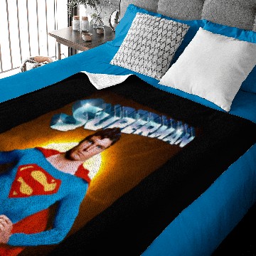 Discover Superman Chris Reeve Baseball Jerseys Baby Blankets