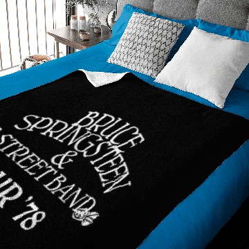 Discover 1978 Bruce Springsteen Tour Baseball Jerseys New Black Baseball Jerseys Baby Blankets