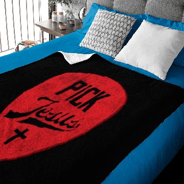 Discover Pick Jesus - Christian Music Pastor Guitar Baseball Jerseys Baby Blankets