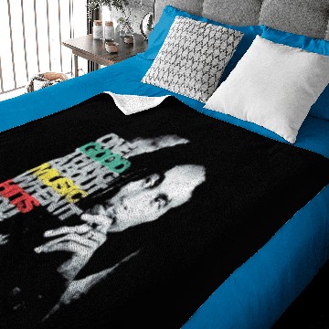 Discover Bob Marley Good Music Hits Baby Blankets
