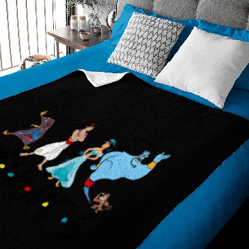 Discover Aladdin Friends Baby Blankets, Aladdin Baby Blankets, Disney World Baby Blankets, Disneyland