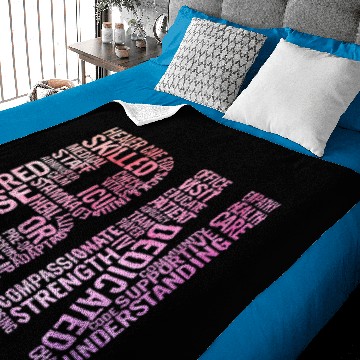 Discover Womens RN Registered Nurses Paint Nurses Week Baby Blankets