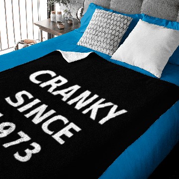Discover CRANKY SINCE 1973 Baby Blankets