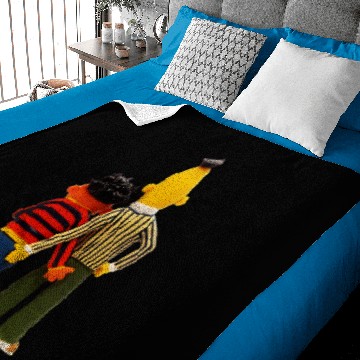 Discover Bert and Ernie funny cartoon Baby Blankets