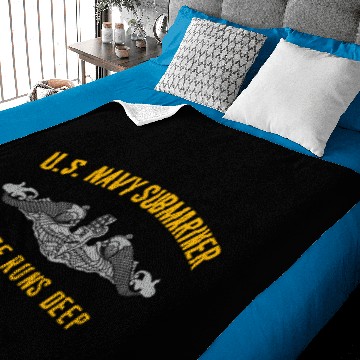 Discover Us Navy Submariner Pride Runs Deep Sub Veteran bir Baby Blankets