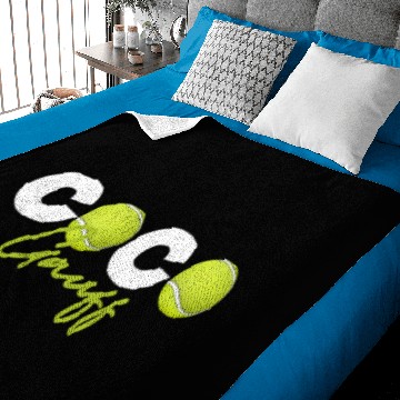 Discover Call Me Coco Gauff Baby Blankets