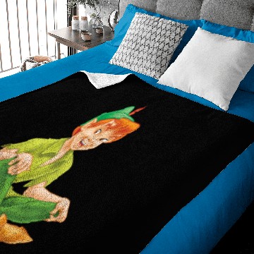 Discover Peter Pan Sitting Down Baby Blankets