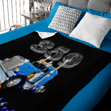 Discover 359 Peterbilt doodle Baby Blankets