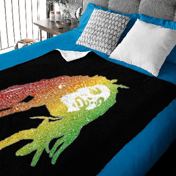 Discover Affiche De Bob Marley Art Baby Blankets