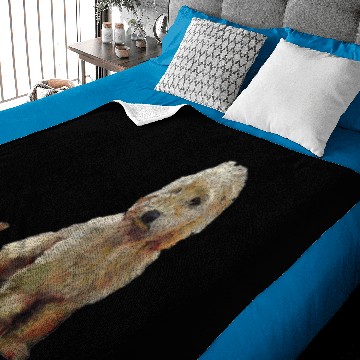Discover Golden Doodle Dog Baby Blankets