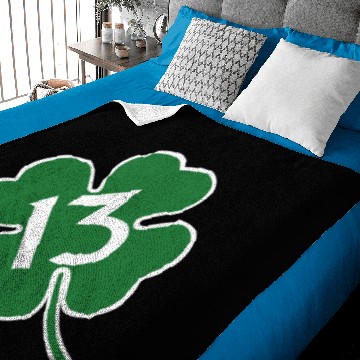 Discover Lucky 13 shamrock Baby Blankets