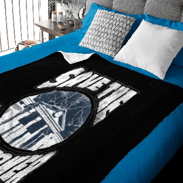 Discover Back to the Future Save Clocktower Charcoal Heather Baby Blankets