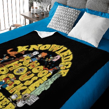 Discover Schoolhouse Rock Knowledge Is Power Logo Group Baby Blankets