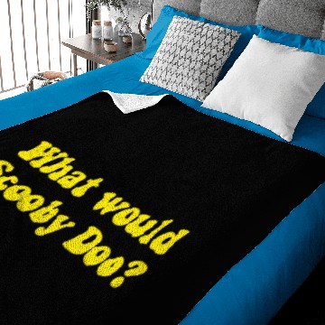 Discover WHAT WOULD SCOOBY DOO Hawaiians Baby Blankets