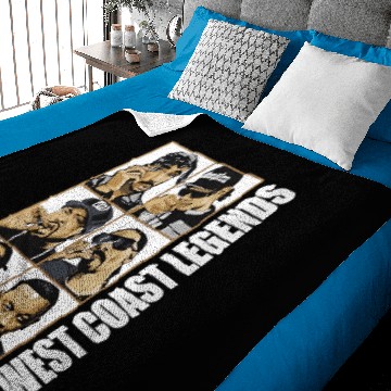 Discover West Coast Legends Hip Hop Graphic Baby Blankets