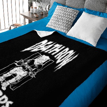 Discover Death Row Records White Logo Baby Blankets