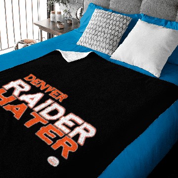 Discover Denver Raider Hater Baseball Jerseys Baby Blankets