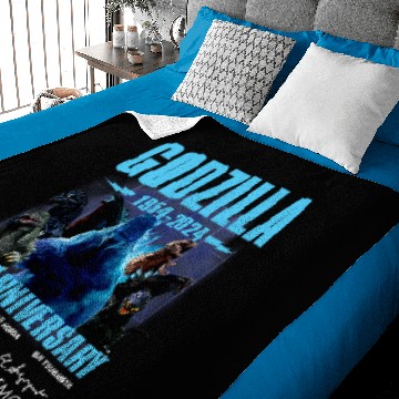 Discover god zilla 1954-2024 70th Anniversary Thank You Baby Blankets