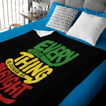 Discover Bob Marley- Three Little Birds Baby Blankets