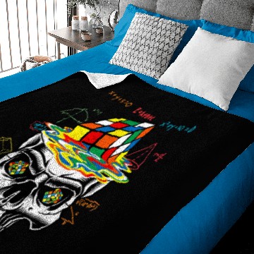 Discover Cool Math Rubik Rubix Rubics Player Cube Math Baby Blankets