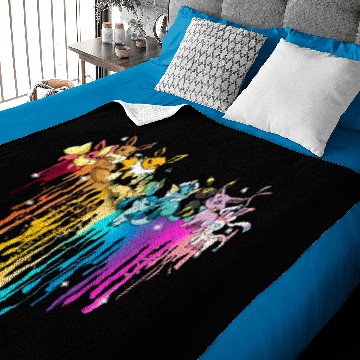 Discover PKM Eevee Evolution Baby Blankets