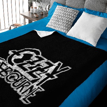 Discover Ozzy Osbourne Unisex Baby Blankets: Vintage Logo