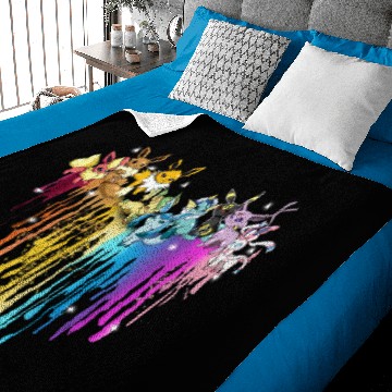 Discover PKM Eevee Evolution Baby Blankets