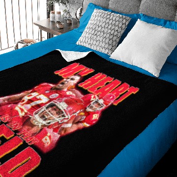 Discover Travis Kelce My Heart Is On That Field Pullover Baby Blankets