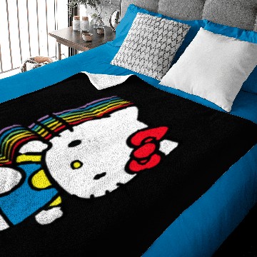 Discover Hello Kitty Rainbow Zip Baby Blankets