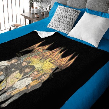 Discover Def Leppard Group Baseball Tees Baby Blankets