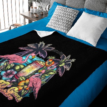 Discover 5 o'clock Somewhere | Margaritaville | Beach | Summer | Graphic Baby Blankets