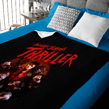 Discover Michael Jackson Men's Black Thriller Graphic Baby Blankets